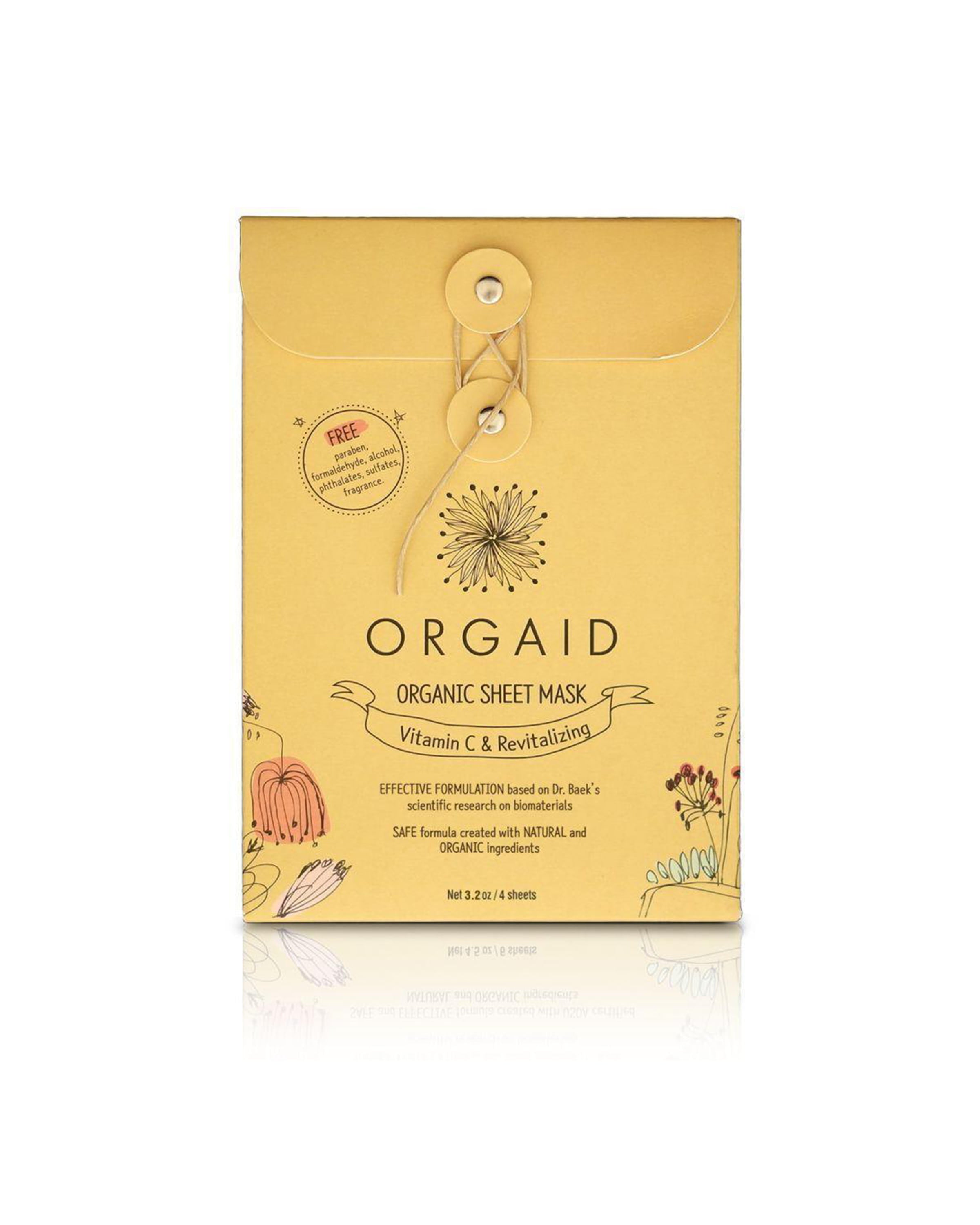 Orgaid Vitamin C Revitalizing Sheet Mask at International Orange